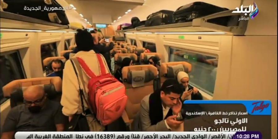 شعب بيحب الغالي.. أحمد موسى يعلق على الإقبال على قطار تالجو الجديد